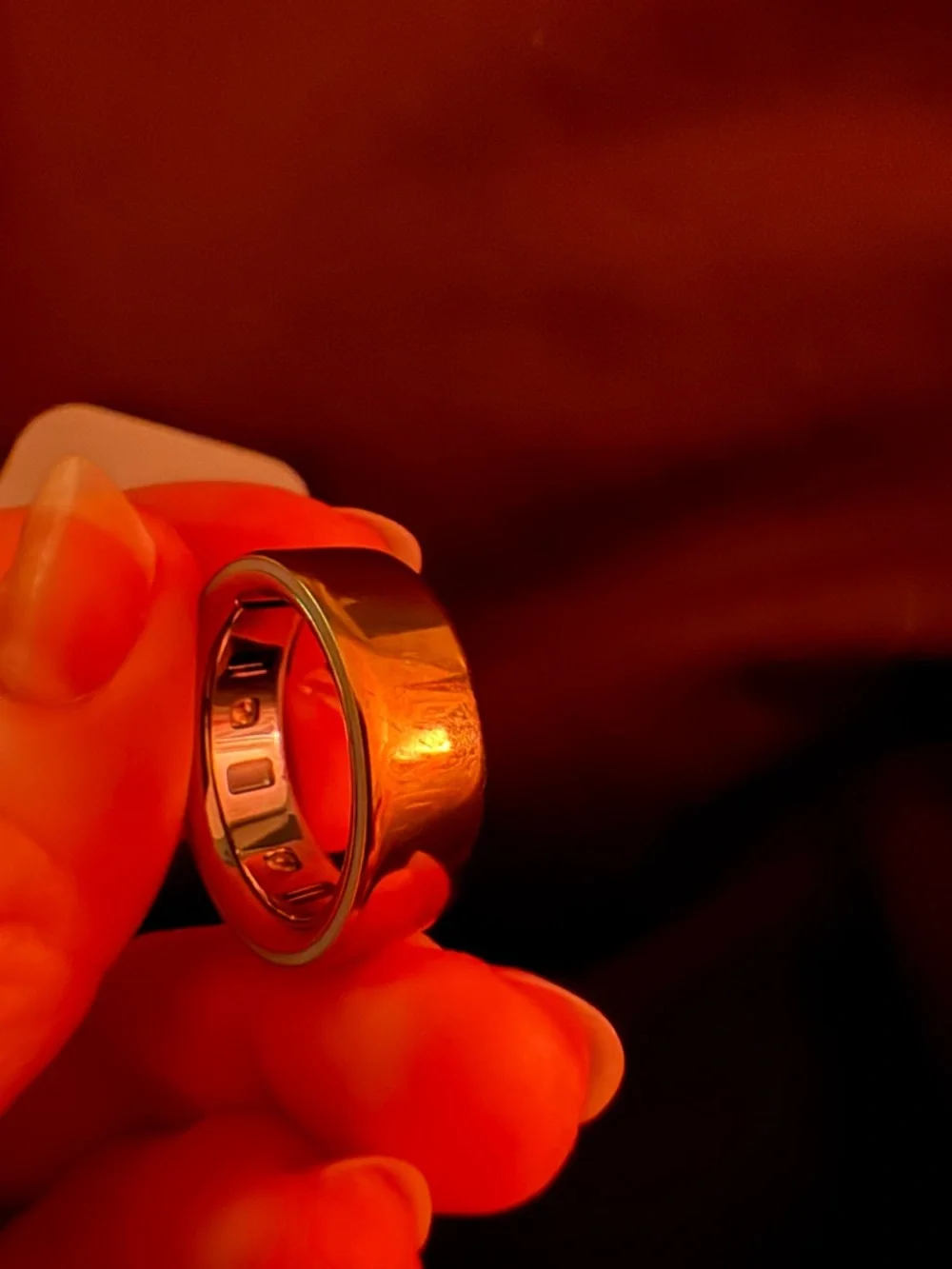 Oura Ring & Charging Dock (cable included but not pictured) Gold